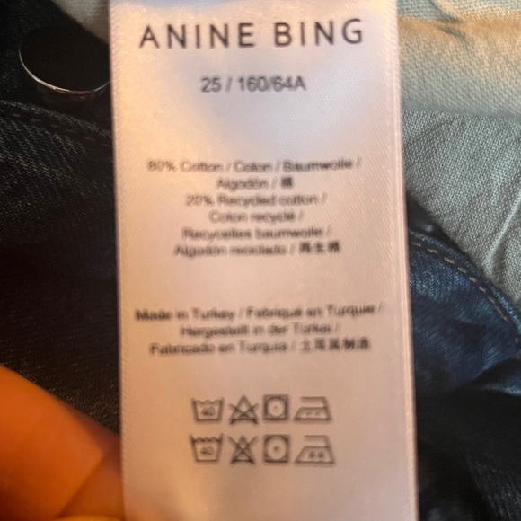 Anine Bing Manon Wide Leg Jeans - Picture 12 of 16